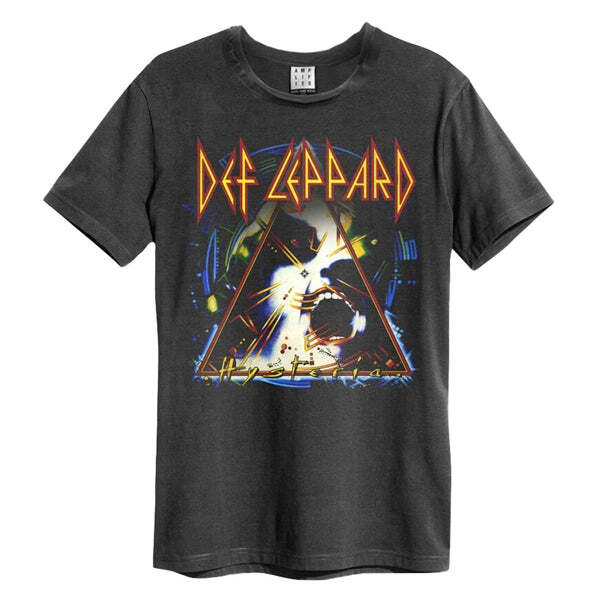 Amplified T-Shirt - Def Leppard - Hysteria Amplified Vintage Charcoal Amplified T-Shirt - Def Leppard - Hysteria Amplified Vintage Charcoal