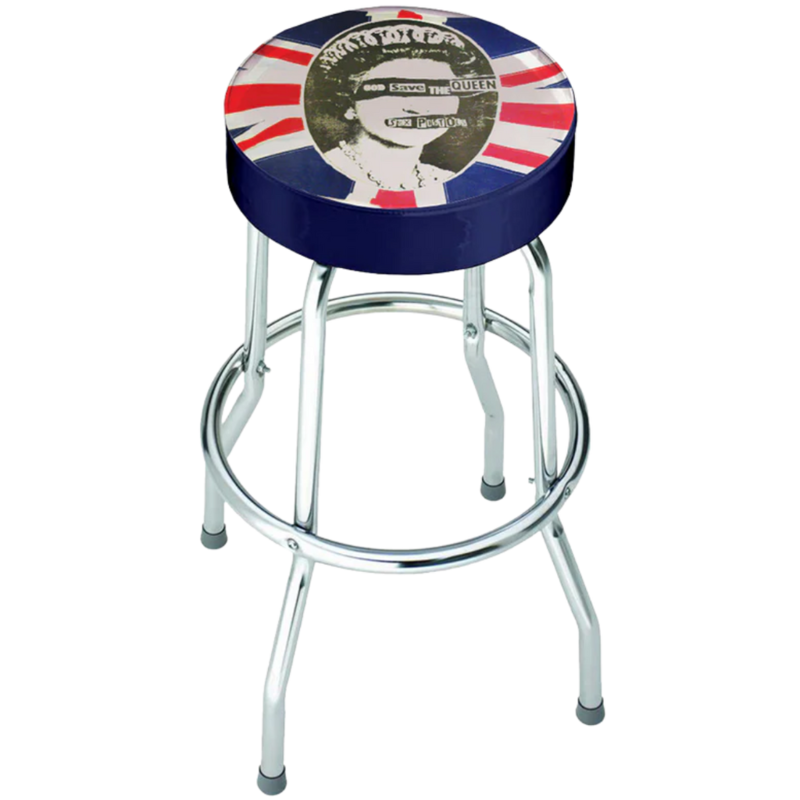 Rocksax Sex Pistolsex Pistols God Save The Queen Bar Stool Rocksax Sex Pistolsex Pistols God Save The Queen Bar Stool