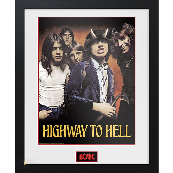 Gb Eye Framed Poster - Ac/Dc - Highway To Hell Gb Eye Framed Poster - Ac/Dc - Highway To Hell