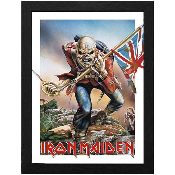 Gb Eye Iron Maiden - Framed Print Trooper Eddie (30X40) Gb Eye Iron Maiden - Framed Print Trooper Eddie (30X40)