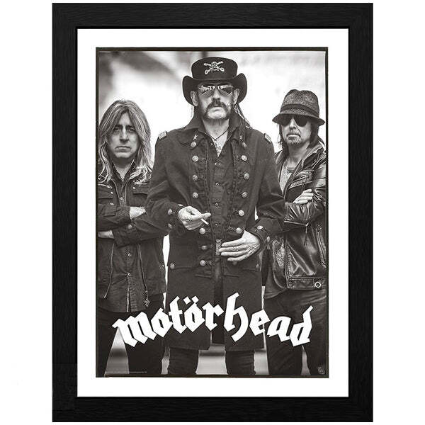 Gb Eye Motorhead - Framed Print Group Black And White (30X40) Gb Eye Motorhead - Framed Print Group Black And White (30X40)