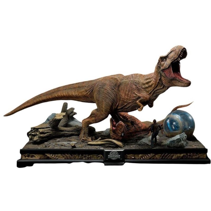 Prime 1 Studio - Jurassic World - Fallen Kingdom - Tyrannosaurus Rex & Carnotaurus Legacy Museum 1/15 Scale Statue
