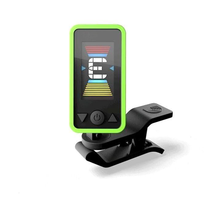 D'Addario Planet Waves Eclipse Headstock Tuner - Green D'Addario Planet Waves Eclipse Headstock Tuner - Green