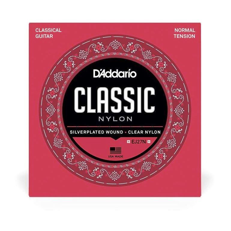 D'Addario EJ27N Student Classical Guitar Strings - Normal Tension - 3 Sets