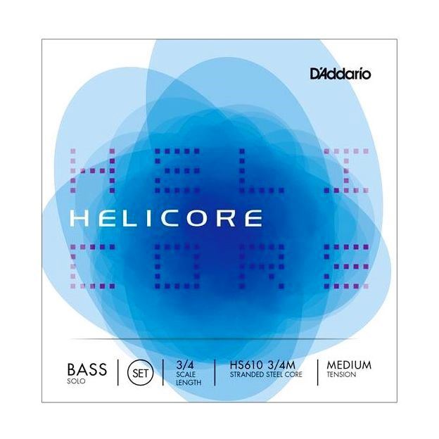 D'Addario Helicore Hybrid Double Bass String Set - 3/4 Scale - Heavy Tension D'Addario Helicore Hybrid Double Bass String Set - 3/4 Scale - Heavy Tension