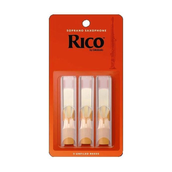 Rico by D'Addario Soprano Saxophone - Strength 2 - Box Of 3 Pieces