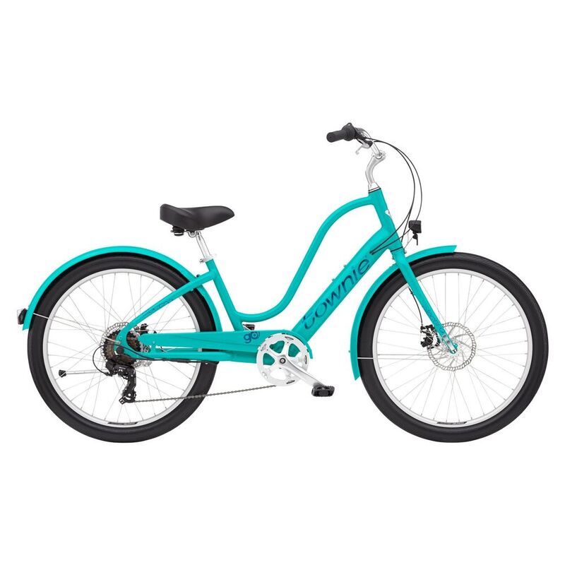 Electra Women's E-Bike Townie Go! 7D Step-Thru Tahiti Blue 26"