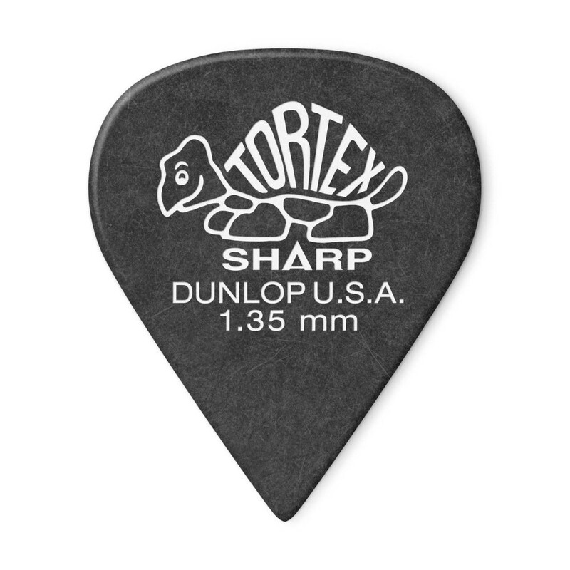 Jim Dunlop Tortex Sharp Pick 1.35mm (12 Picks) Jim Dunlop Tortex Sharp Pick 1.35mm (12 Picks)