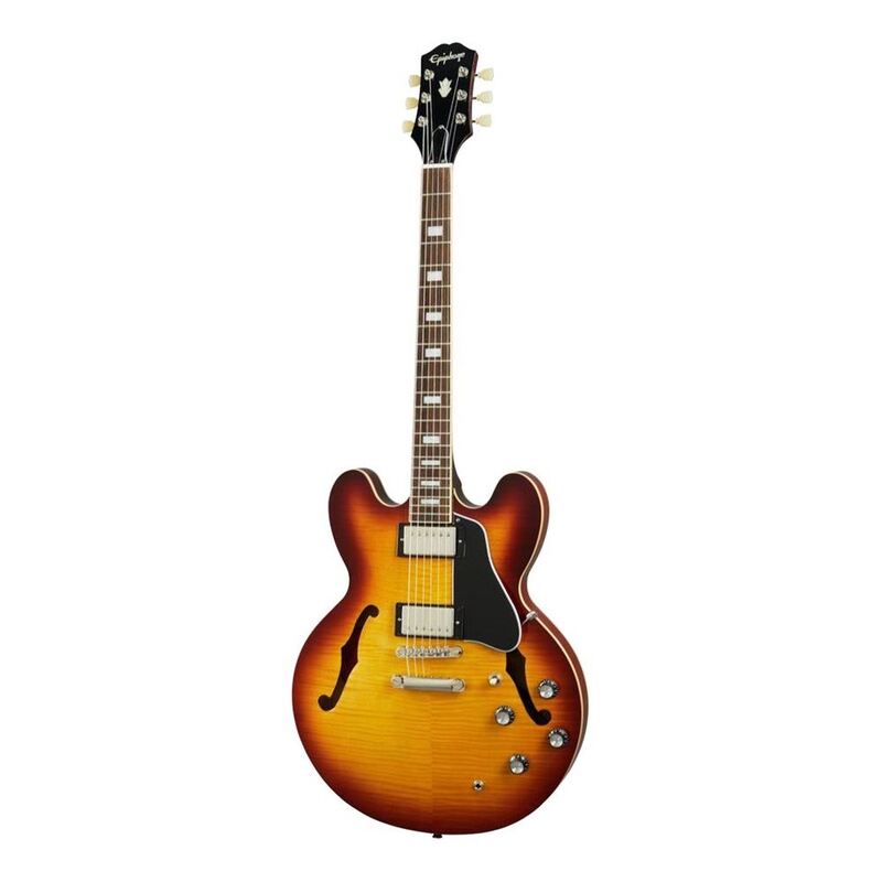 Epiphone ES-335 Figured Semi-Hollowbody Electric Guitar - Raspberry Tea Burst