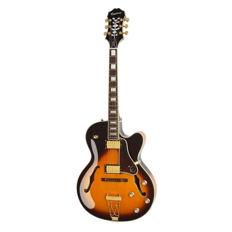 Epiphone Joe Pass Emperor-II Pro Hollowbody Electric Guitar - Vintage Sunburst