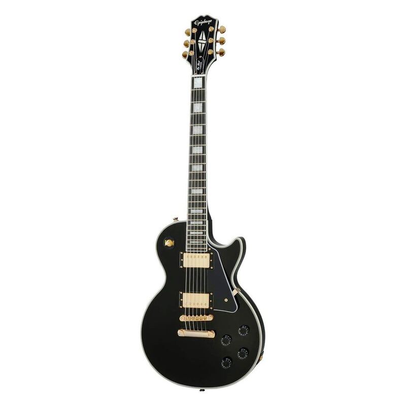 Epiphone Les Paul Custom Solidbody Electric Guitar - Ebony