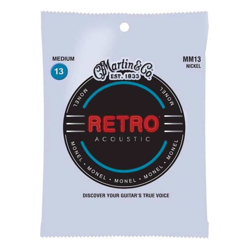 Martin Retro Acoustic Guitar Strings Set - Meduim - 0.13 - 0.56 - MM13