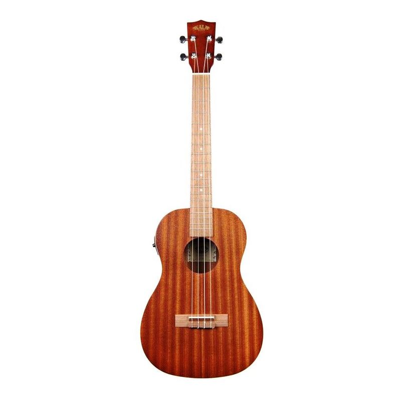 Kala Satin Mahogany Series Baritone Ukulele with Equalizer