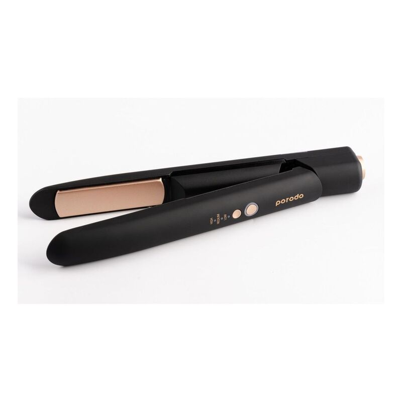 Porodo LifeStyle Wireless Rechargeable Hair Straightener - Black