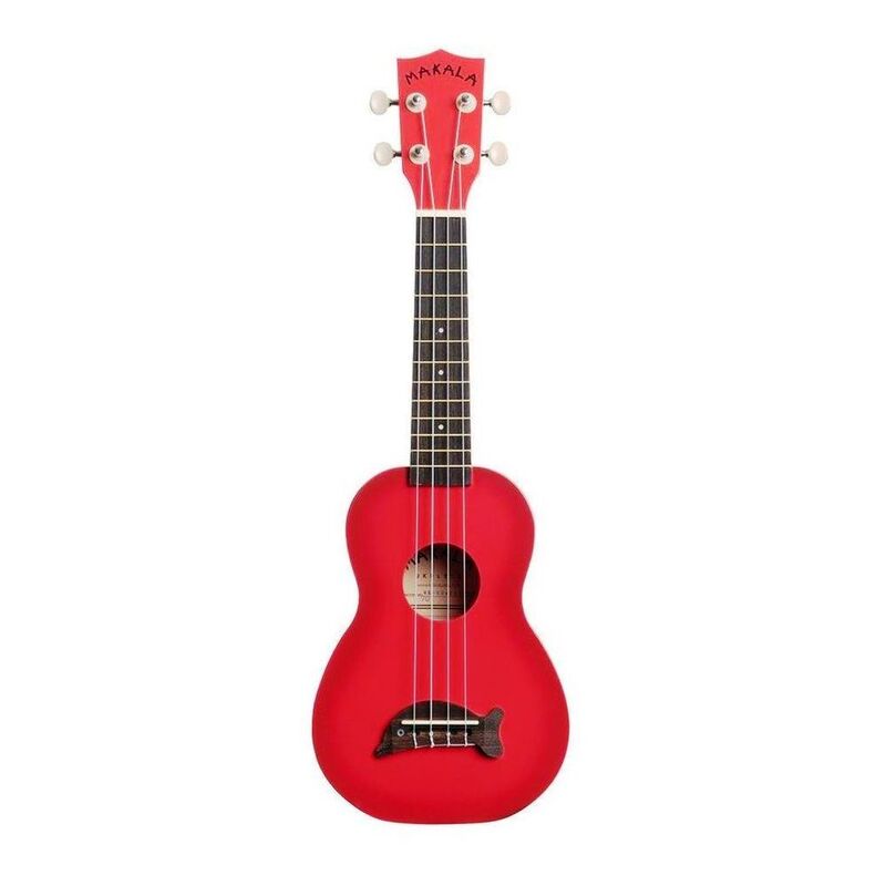 Makala Dolphin Series Soprano Ukulele - Red Burst