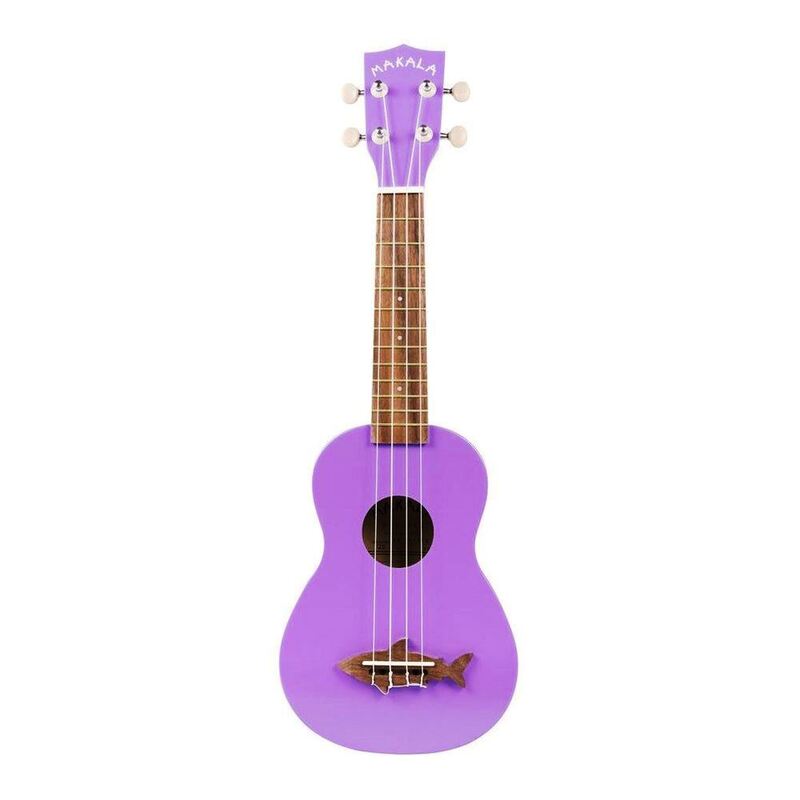 Makala Shark Series Soprano Ukulele - Sea Urchin Purple