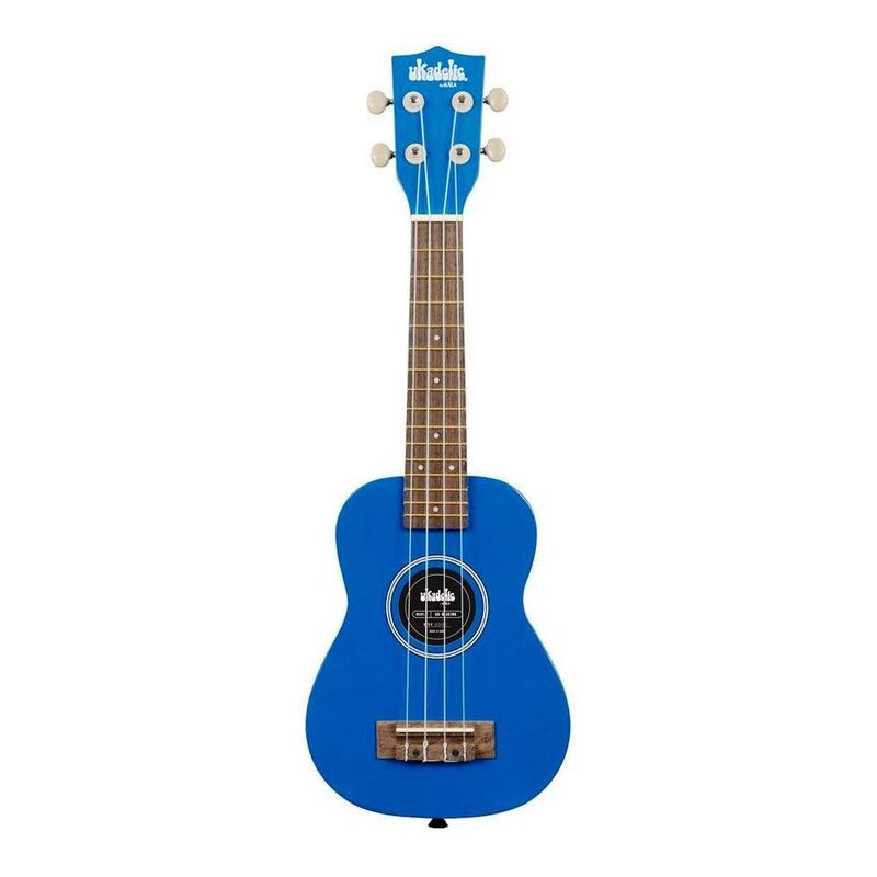 Kala Ukadelic Soprano Ukulele - Blue Ink