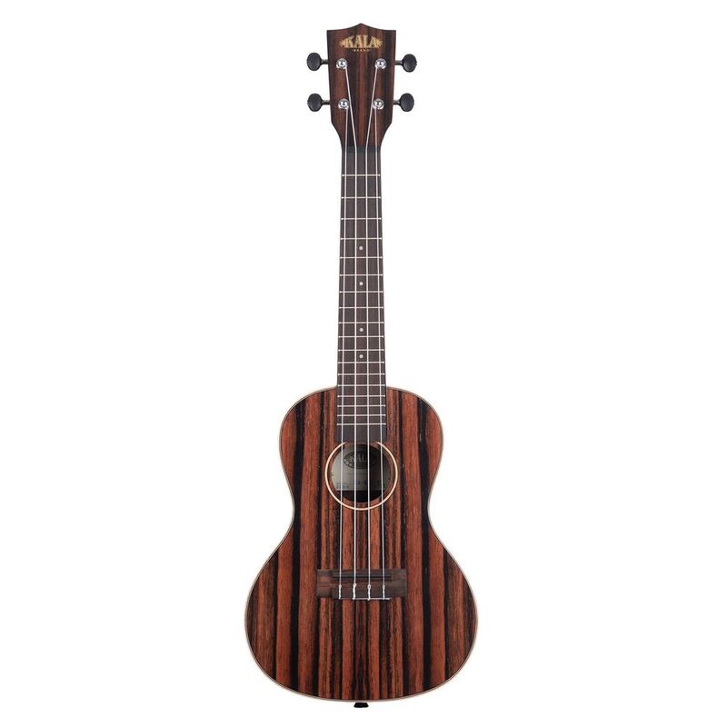 Kala Striped Ebony Series Concert Ukulele (Includes Bag)