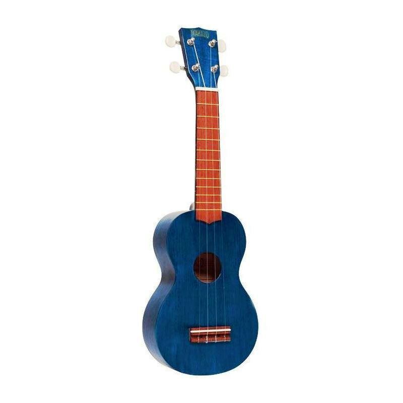 Mahalo Ukulele Soprano M1 Kahiko "K" Series Transparent Blue MK1TBU with Bag