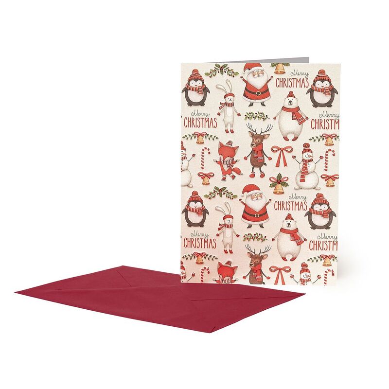 Legami Large Greeting Card (11.5 x 17cm) - Xmas Pattern Legami Large Greeting Card (11.5 x 17cm) - Xmas Pattern