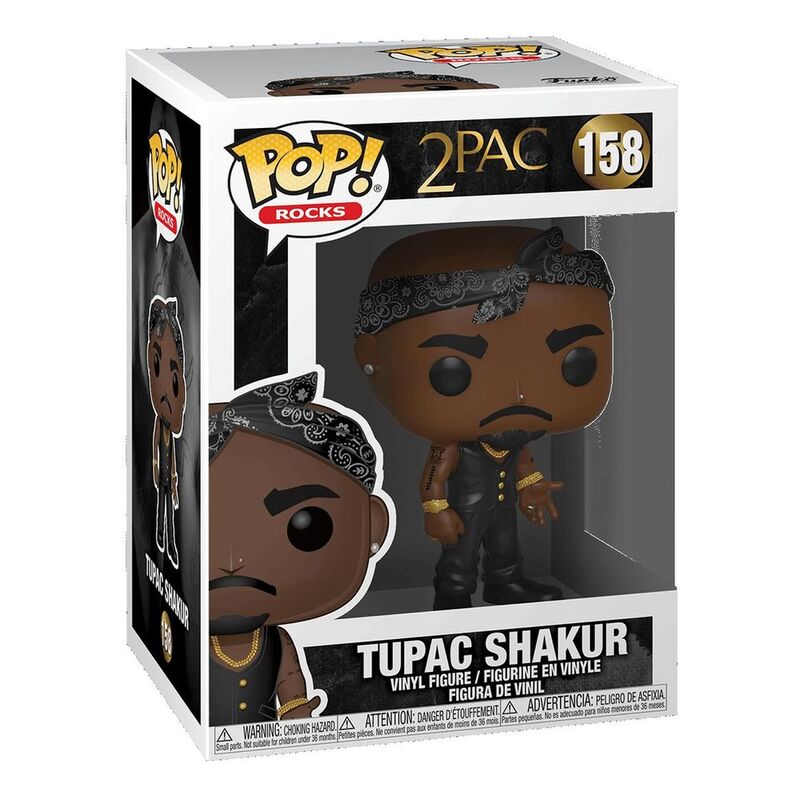 Funko Pop Rocks Tupac Vest with Bandana Vinyl Figure