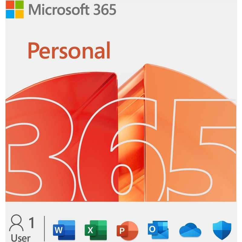 Microsoft 365 Personal - 1 Person - 12-Month Subscription (Digital Code)