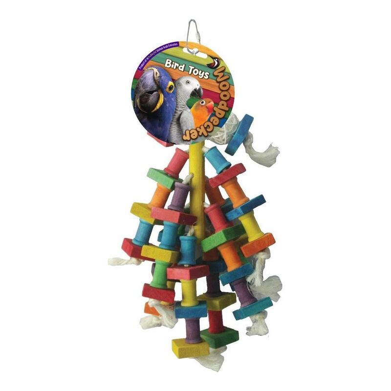 Nutrapet Woodpecker Bird Toy The Flute 40 x 15 cm Nutrapet Woodpecker Bird Toy The Flute 40 x 15 cm