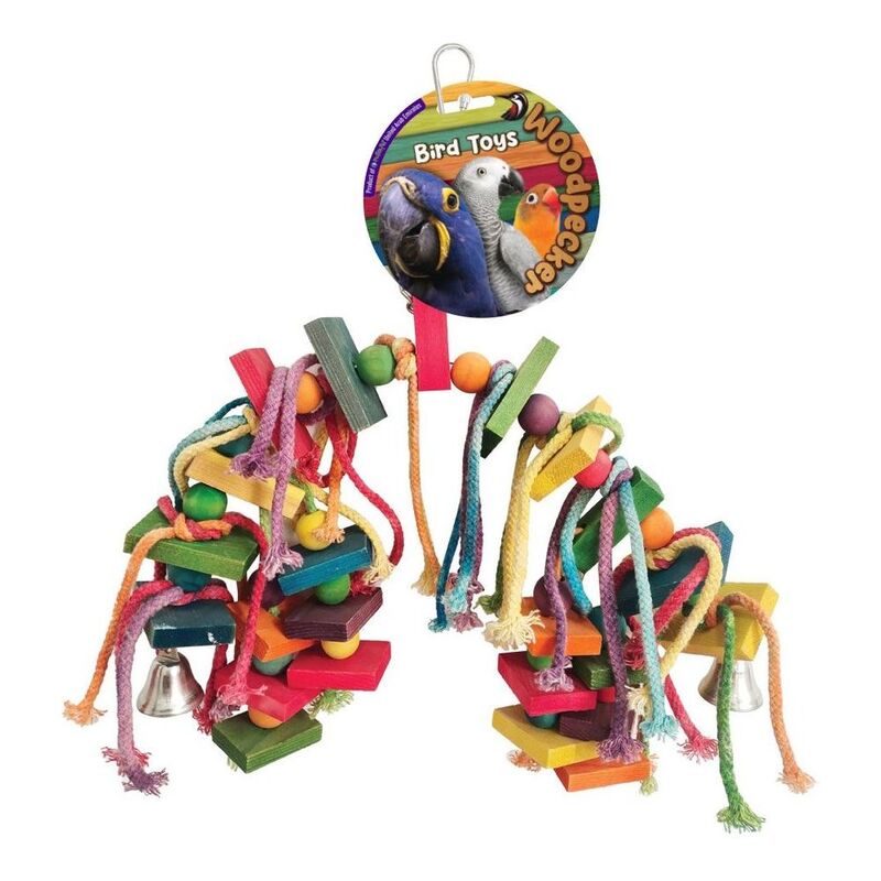 Nutrapet Woodpecker Bird Toy Lacey Arch 12 x 14 cm Nutrapet Woodpecker Bird Toy Lacey Arch 12 x 14 cm