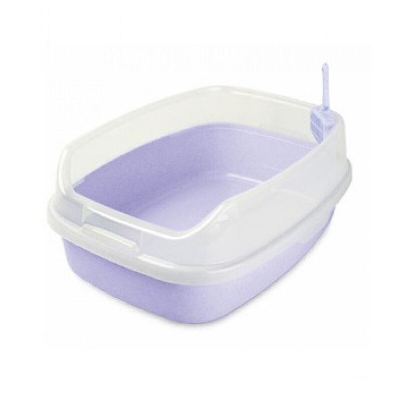 NutraPet Cat Toilet XL Deodorized Cat Litter Box - Lavender (62 x 46 x 23 cm)