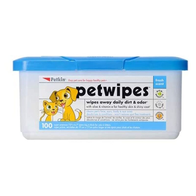 Petkin Pet Wipes (100 Pack)