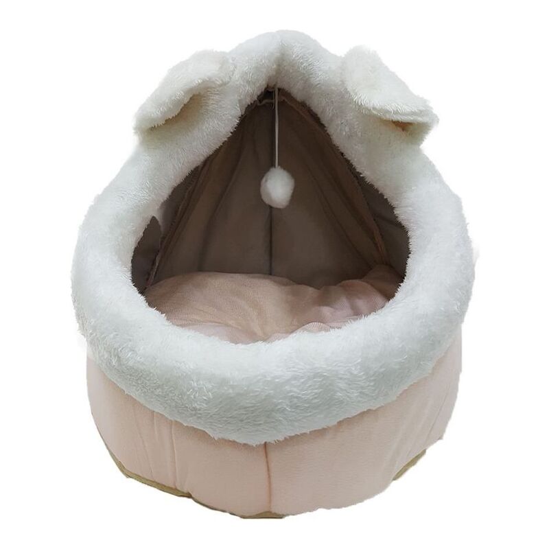 Nutrapet Grizzly Cat Capsule Bed Beige - Large 45 x 45 x 40 cm Nutrapet Grizzly Cat Capsule Bed Beige - Large 45 x 45 x 40 cm