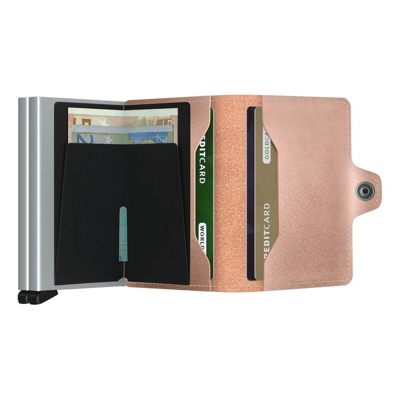 Secrid Twinwallet - Metallic Leather - Rose