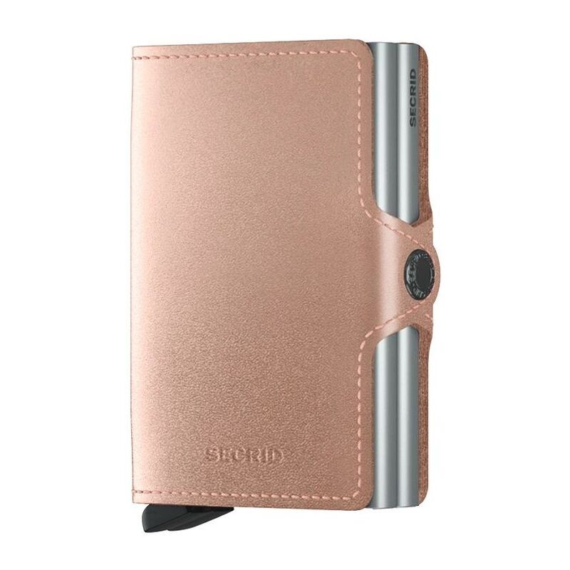 Secrid Twinwallet - Metallic Leather - Rose