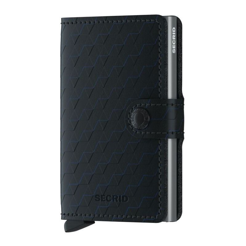 Secrid Miniwallet - Optical Leather - Black/Titanium