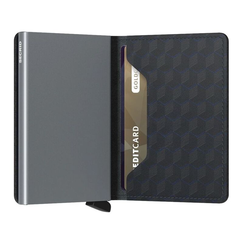 Secrid Slimwallet - Optical Leather - Black Titanium