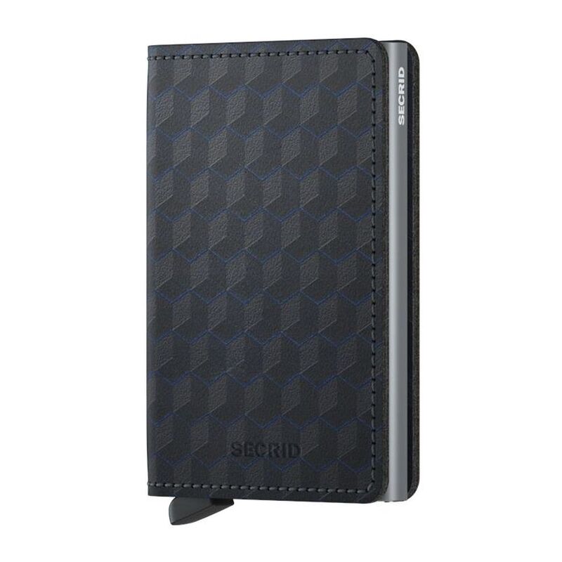 Secrid Slimwallet - Optical Leather - Black Titanium