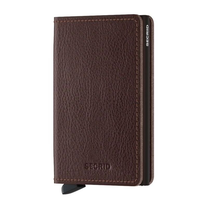 Secrid Slimwallet - Vegetable Tanned Leather - Espresso Brown