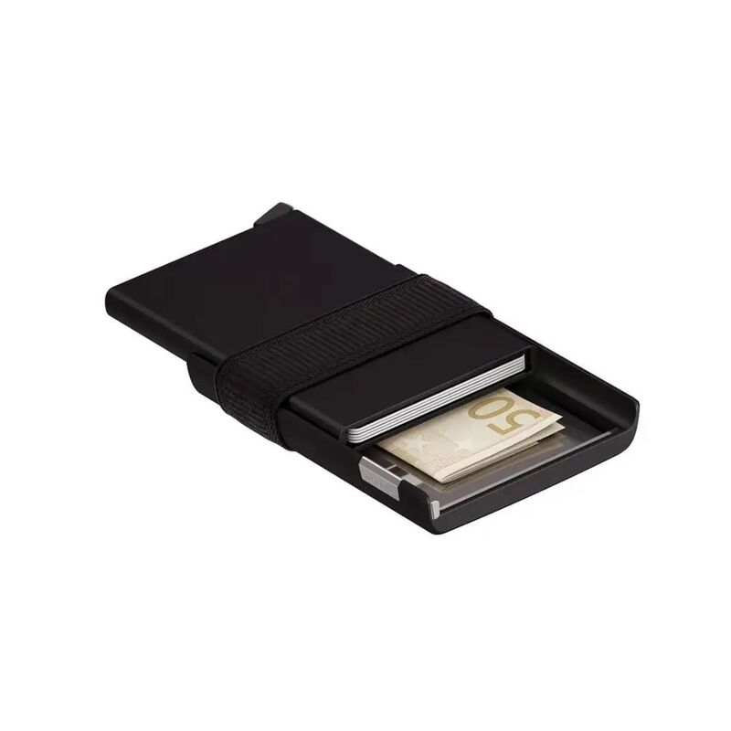 Secrid Cardslide - Aluminum - Black