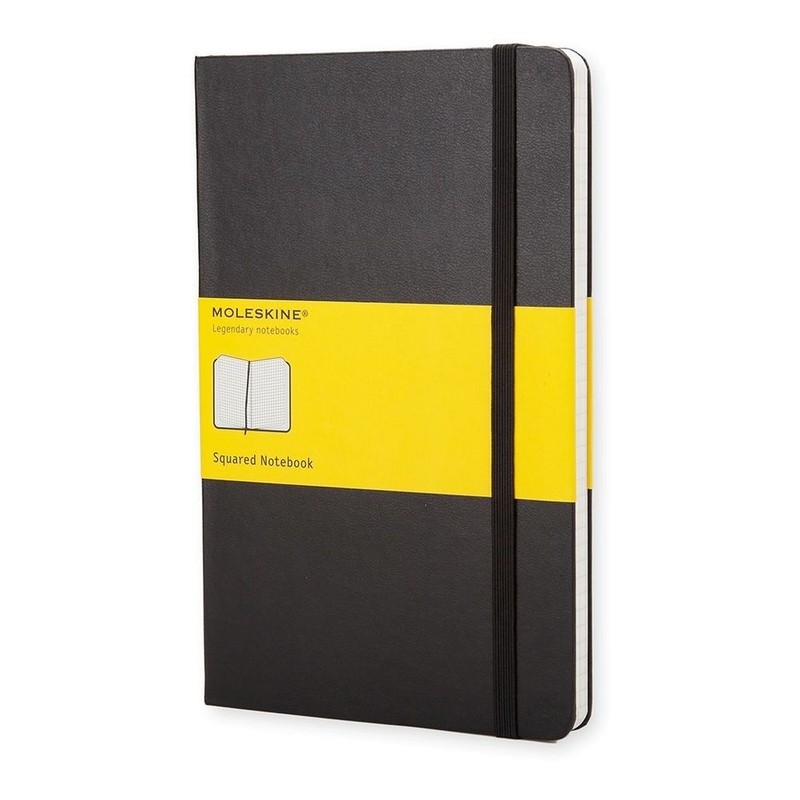 Moleskine Squared Notebook Large Hard Cover Black