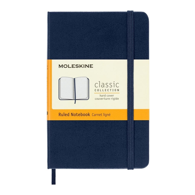 Moleskine Notebook Pocket Ruled Sapphire Blue Hard