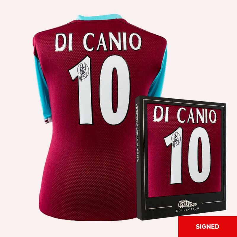 Bootroom Collection Authentic Signed Paulo Di Canio West Ham Shirt (Boxed)