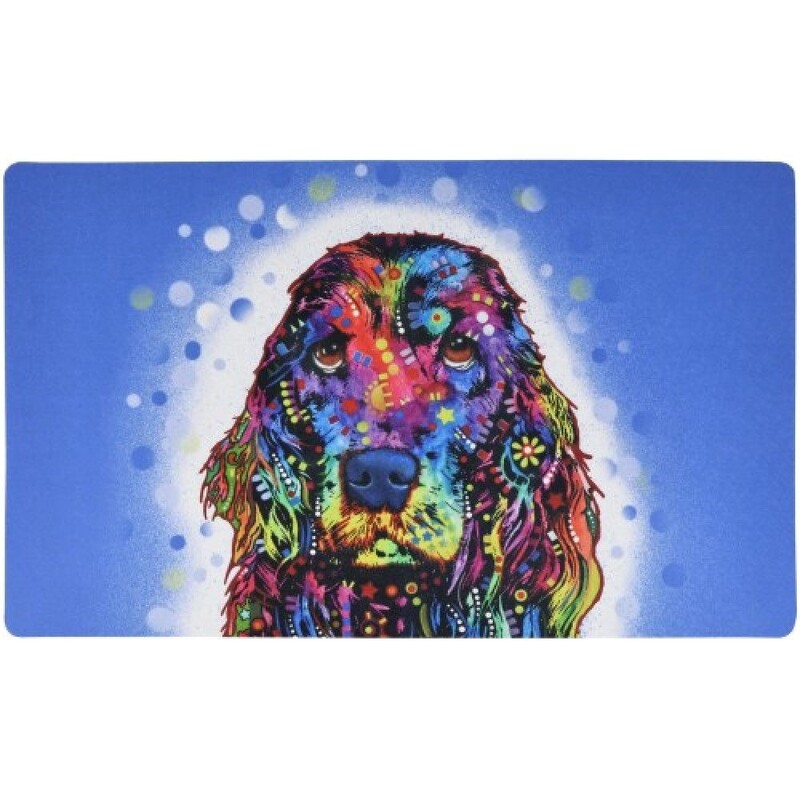 Drymate Dog Bowl Placemat Cocker Spaniel 12 x 20 inch/30 cm x 50 cm