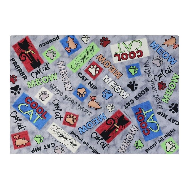 Drymate Cat Litter Mat Cool Cat Grey 20 x 28 inch/ 51cm x 71 cm