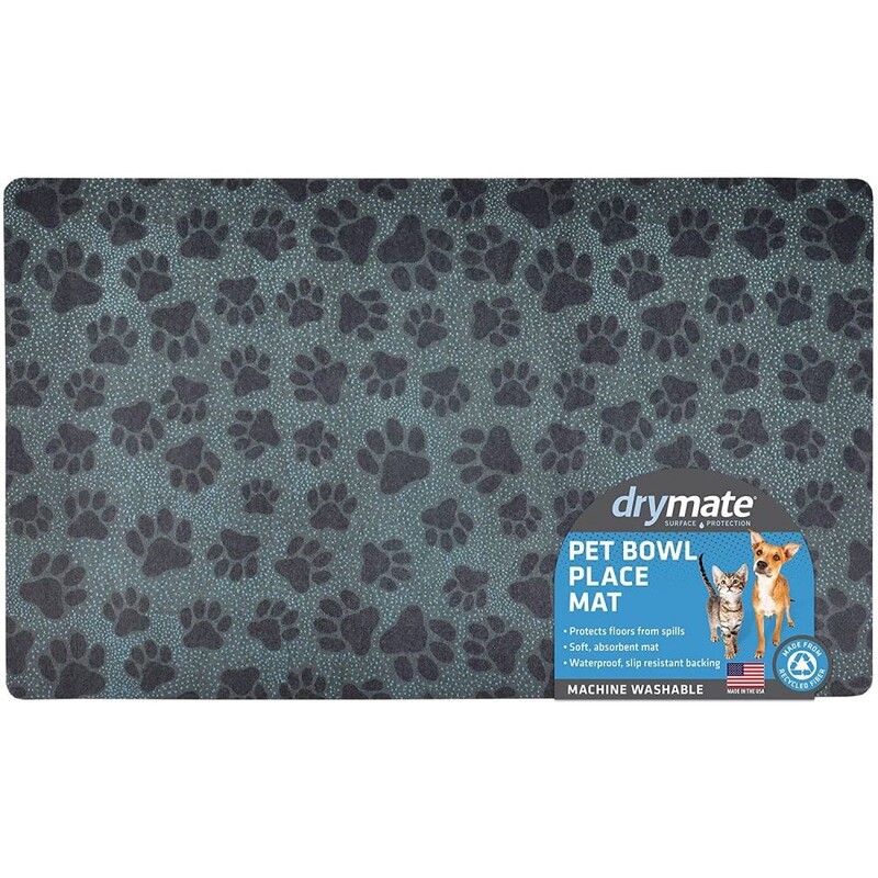 Drymate Pet Bowl Placemat Paw Path Tan 12 x 20 inch/30 cm x 50 cm Drymate Pet Bowl Placemat Paw Path Tan 12 x 20 inch/30 cm x 50 cm