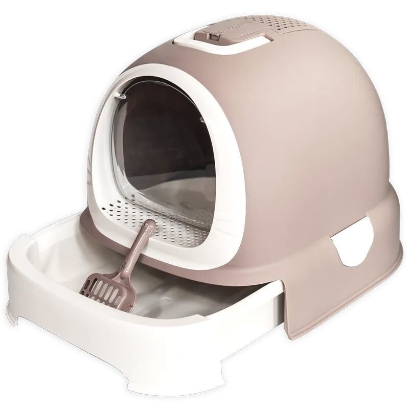 Nutrapet Fantastic Cat Litter Toilet - Brown