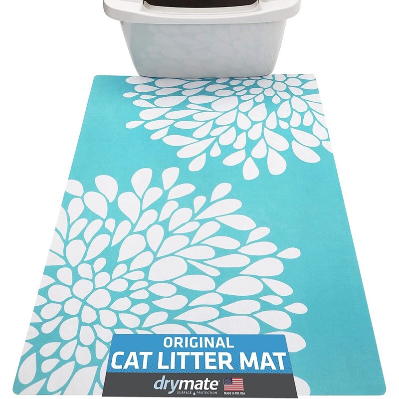 Drymate Cat Litter Mat Rejuvenation Blue 20 x 28 inch/ 51cm x 71 cm