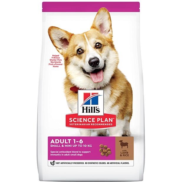 Hill's Science Plan Small & Mini Adult Dog Food with Lamb & Rice - 1.5Kg Hill's Science Plan Small & Mini Adult Dog Food with Lamb & Rice - 1.5Kg