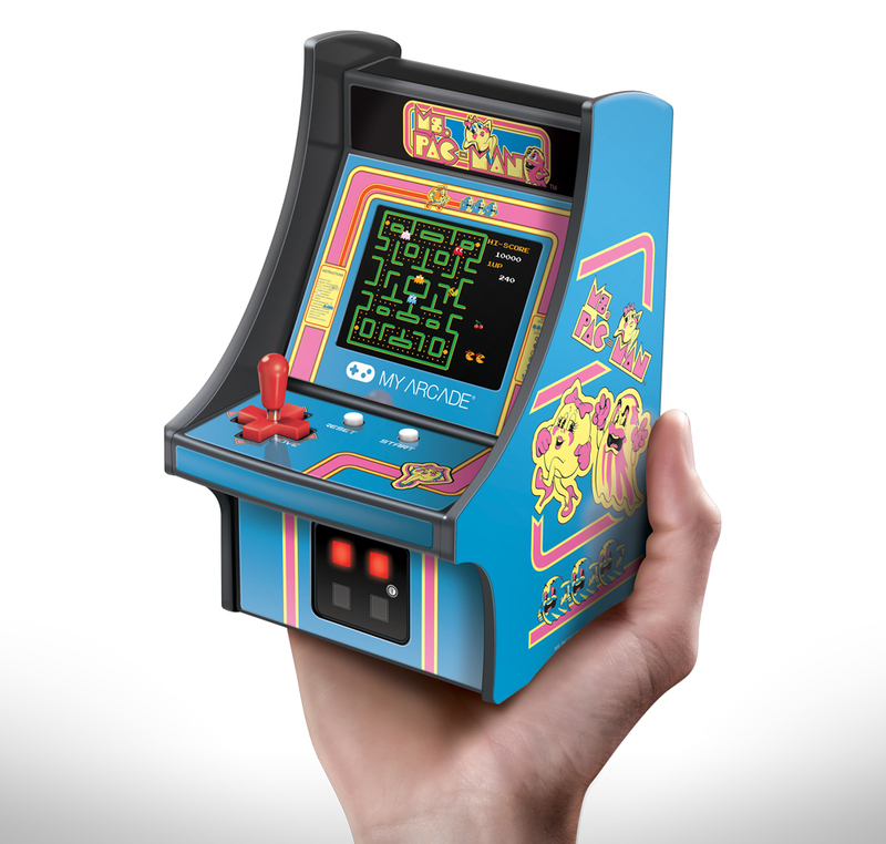 My Arcade MS. PAC-MAN Micro Player Retro Arcade Yellow (6.75-inch)