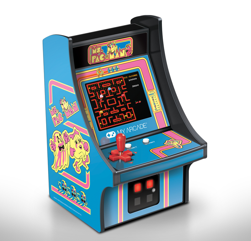 My Arcade MS. PAC-MAN Micro Player Retro Arcade Yellow (6.75-inch)