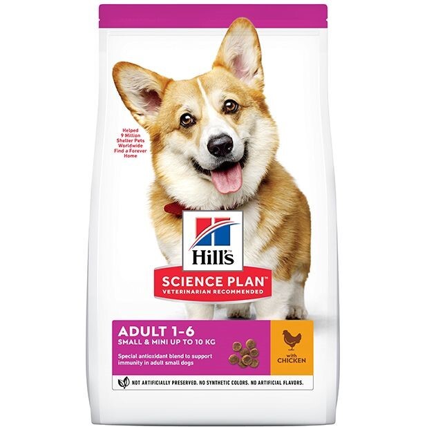 Hill's Science Plan Small & Mini Adult Dog Food with Chicken - 1.5Kg Hill's Science Plan Small & Mini Adult Dog Food with Chicken - 1.5Kg